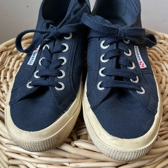 Women’s Superga Sneakers - Navy 6 - Picture 7 of 7